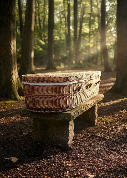 Uitvaartmand Golden Memory