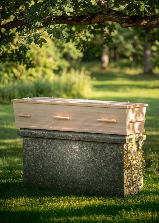 Uitvaartkist LinaLite® Golden Embrace