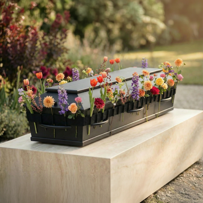 Exclusieve Zwarte Bloemenband® voor zijden bloemen