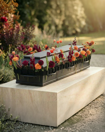 Exclusieve Zwarte Bloemenband® voor zijden bloemen